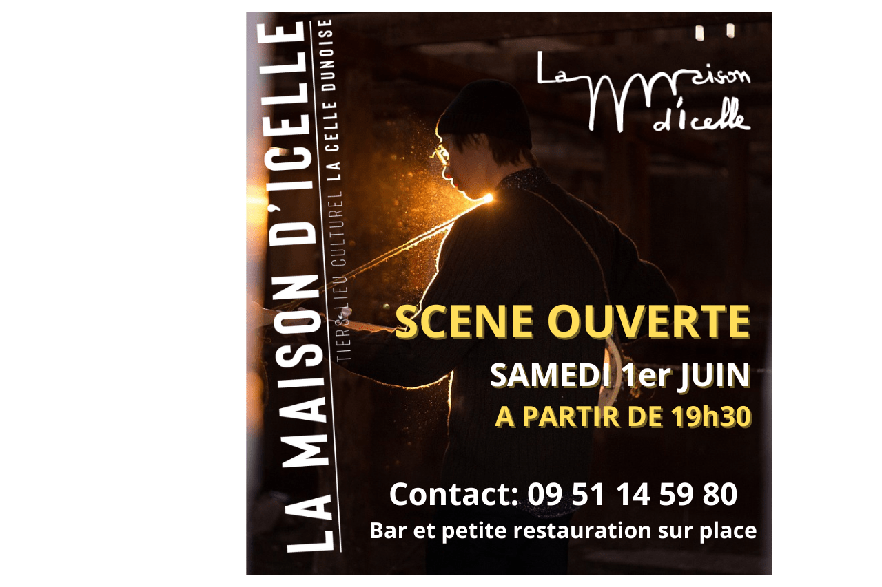 You are currently viewing Sam 1er juin  Scène Ouverte – 19h30-23h
